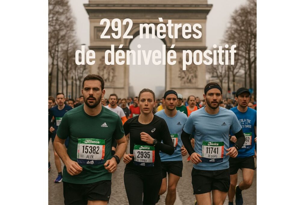 marathon paris dénivelé positif