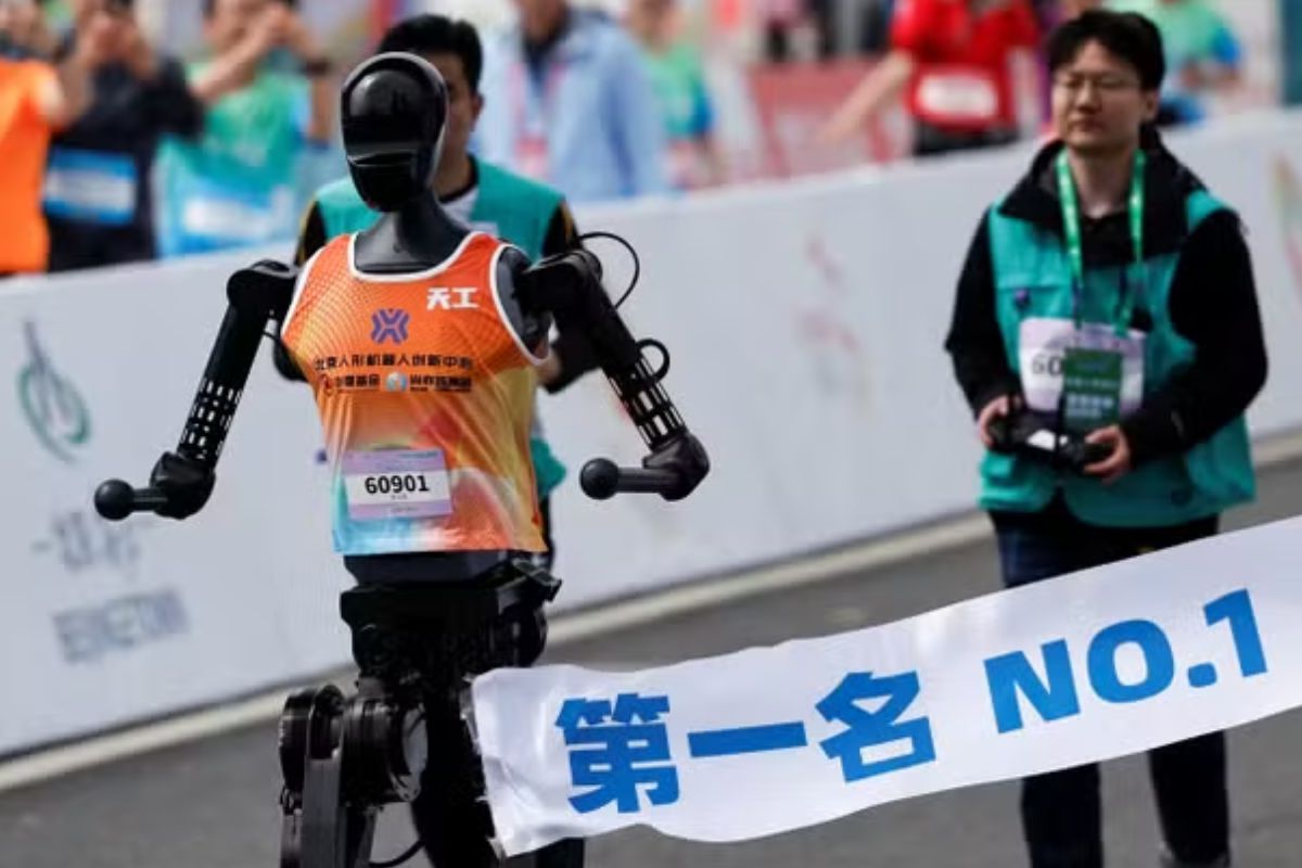 robot semi marathon pekin