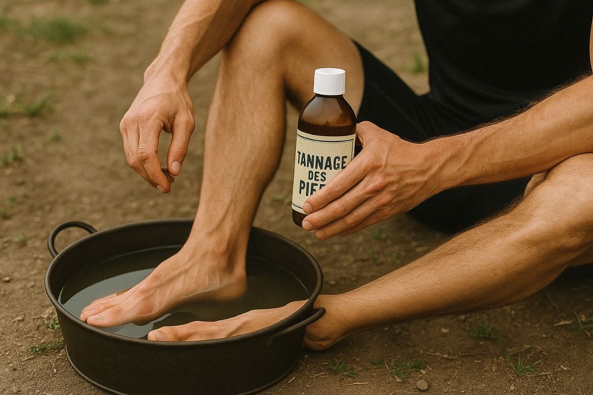 tannage pied trail comment faire