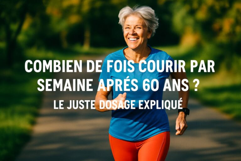 Combien de fois courir par semaine après 60 ans ? Le juste dosage expliqué
