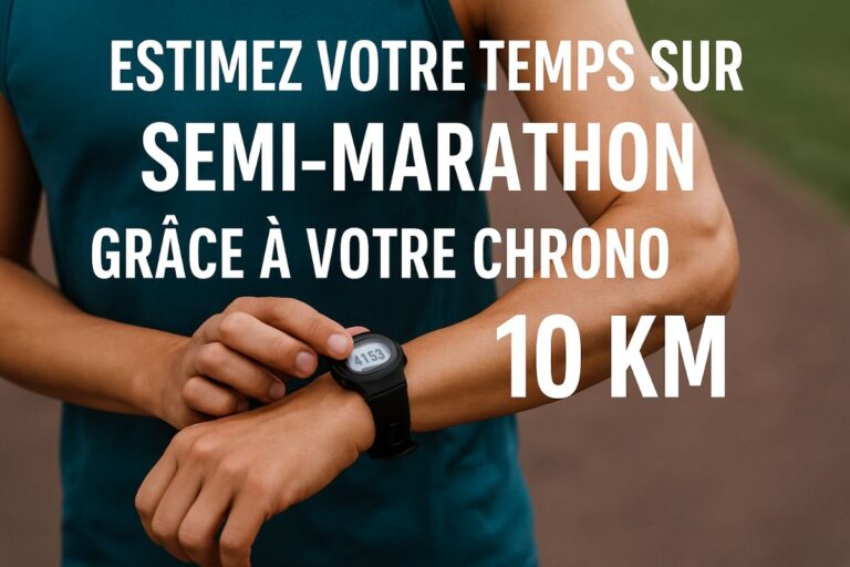 Estimez votre temps sur semi-marathon grâce à votre chrono sur 10 km 