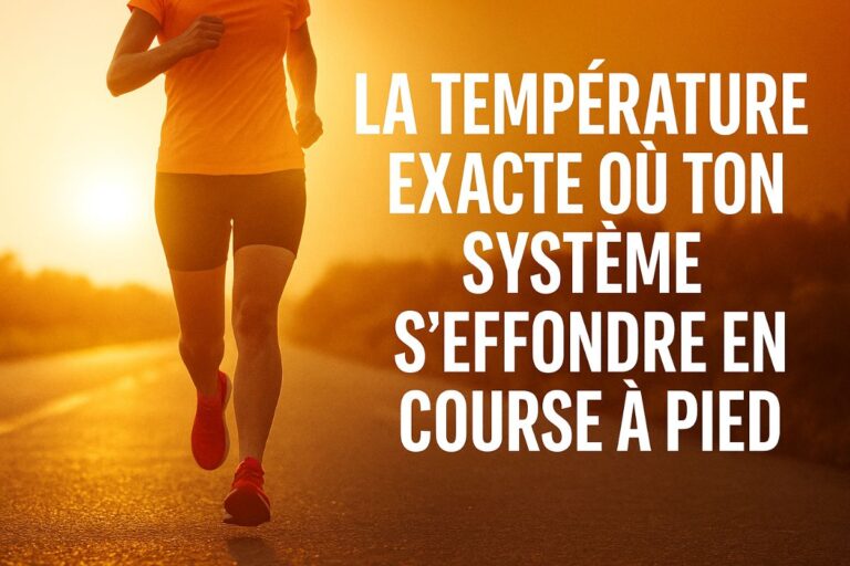La température exacte où ton système s’effondre en course à pied 
