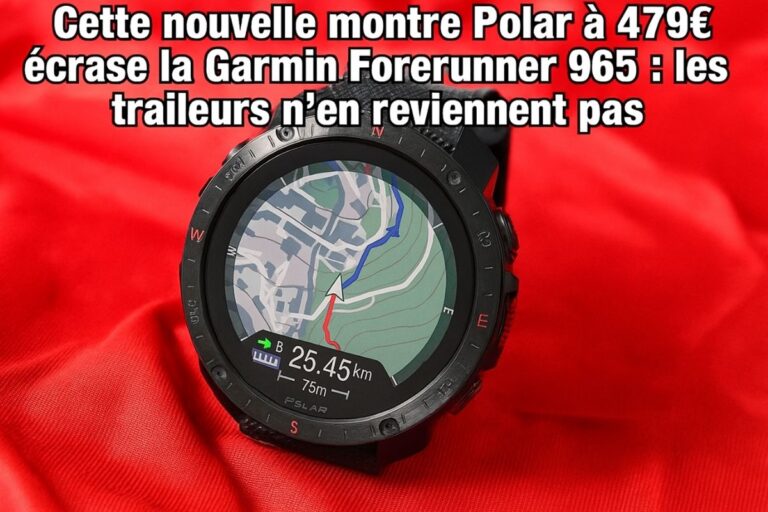 Cette nouvelle montre Polar à 479€ écrase la Garmin Forerunner 965 : les traileurs n’en reviennent pas