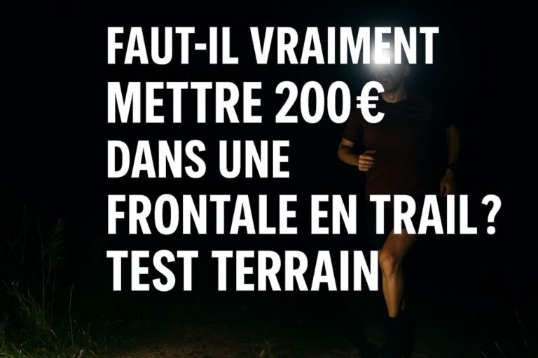 Faut-il vraiment mettre 200€ dans une frontale en trail ? Test terrain