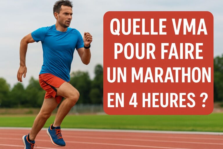 Quelle VMA pour faire un marathon en 4 heures ? 