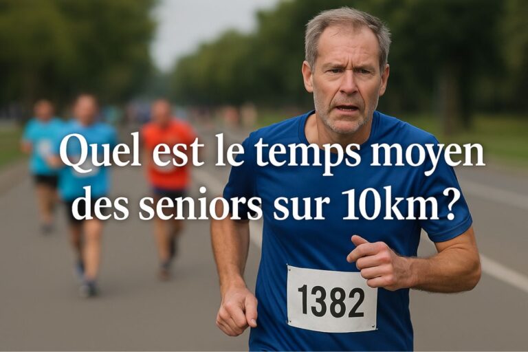 Quel est le temps moyen des seniors sur 10km ?