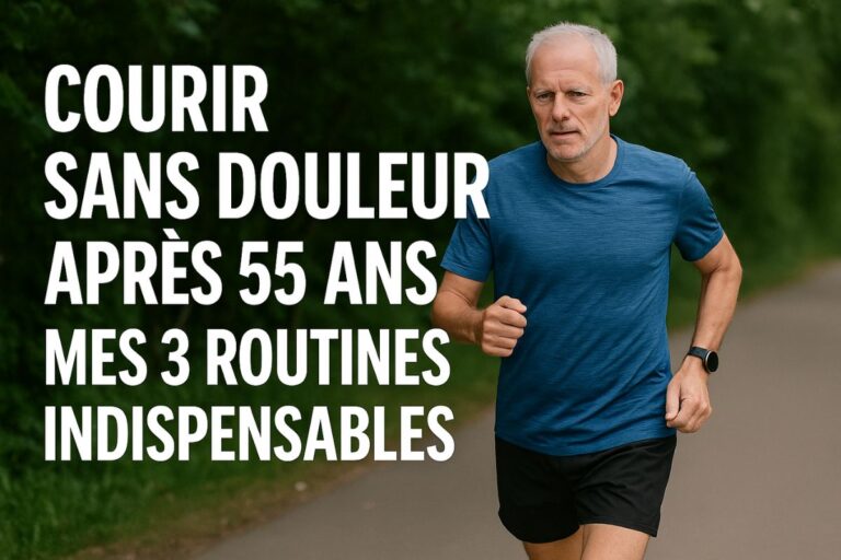 Courir sans douleur après 55 ans : mes 3 routines indispensables