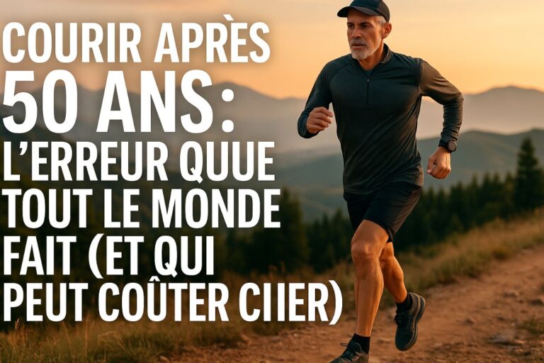 Courir après 50 ans : l’erreur que tout le monde fait (et qui peut coûter cher)
