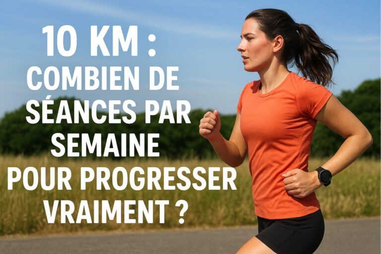 10 km : combien de séances par semaine pour progresser vraiment ?
