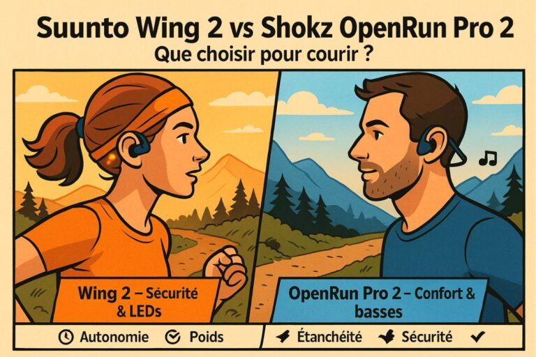 Suunto Wing 2 vs Shokz Openrun Pro 2 : Que choisir pour courir ?