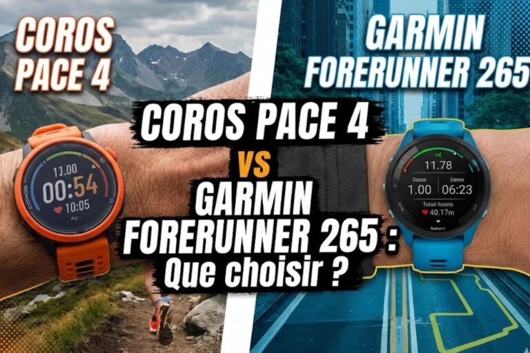 Coros Pace 4 vs Garmin Forerunner 265 : Que choisir ?