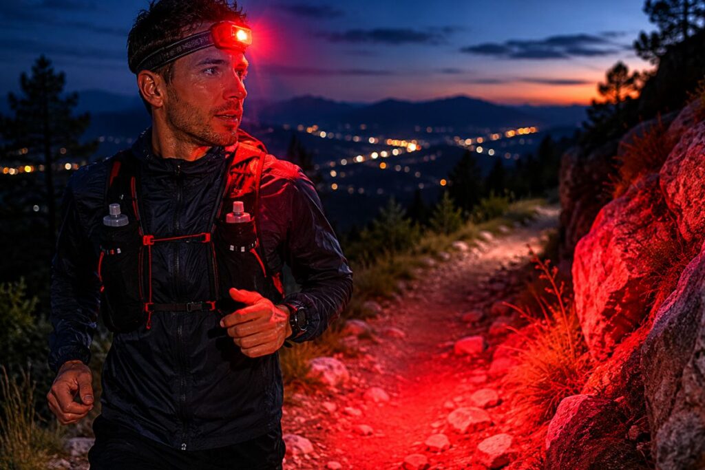 lampe frontale trail lumiere rouge (4)