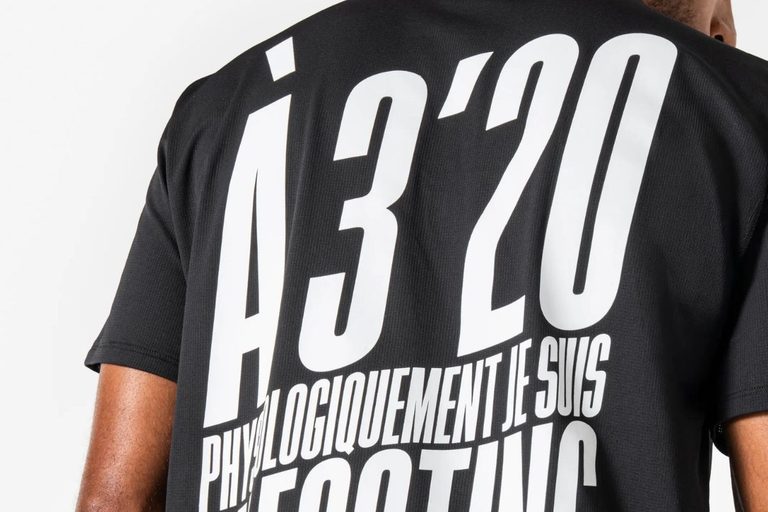 « 3’20/km » : la phrase culte de Jimmy Gressier devient un tee-shirt Kiprun